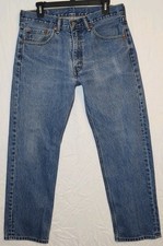 Levi's Men's 505 Regular Fit Straight Leg Jeans 33x30 Good Condition