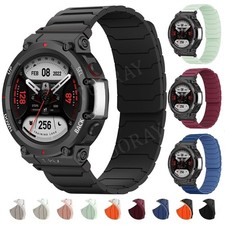 For Huami Amazfit T-Rex 3/2 /T-Rex /Pro/Ultra Magnetic Loop Strap Silicone Band