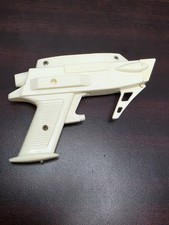 Vintage 1970s White Plastic Space Jet Ray Gun - Made in Hong Kong - Rocket...