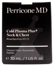 NIB Perricone MD Cold Plasma+ Neck & Chest Cream 30ml/1 fl. oz. (FULL SIZE)