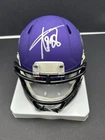 Adrian Peterson Signed Vikings Mini Helmet Riddell Five Star Auth