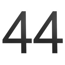 2 Pcs 2 Inch House Numbers Self-adhesive Acrylic Modern House Number Black 4 