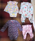 small lot of newborn infant Girl clothes