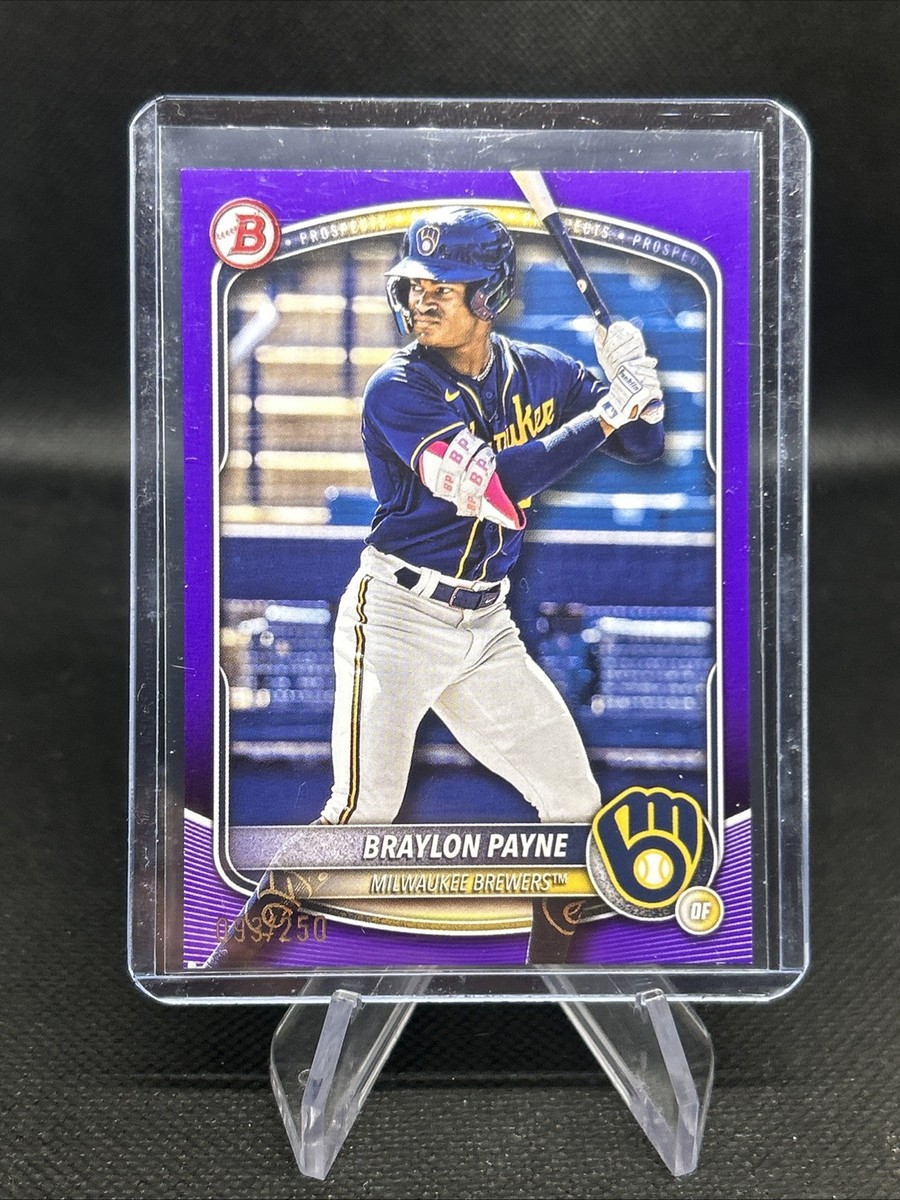 2025 Bowman #BP-148 Braylon Payne /250 Purple Border RC