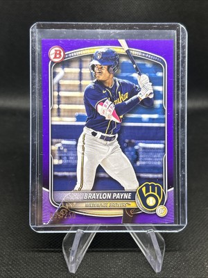 2025 Bowman #BP-148 Braylon Payne /250 Purple Border RC