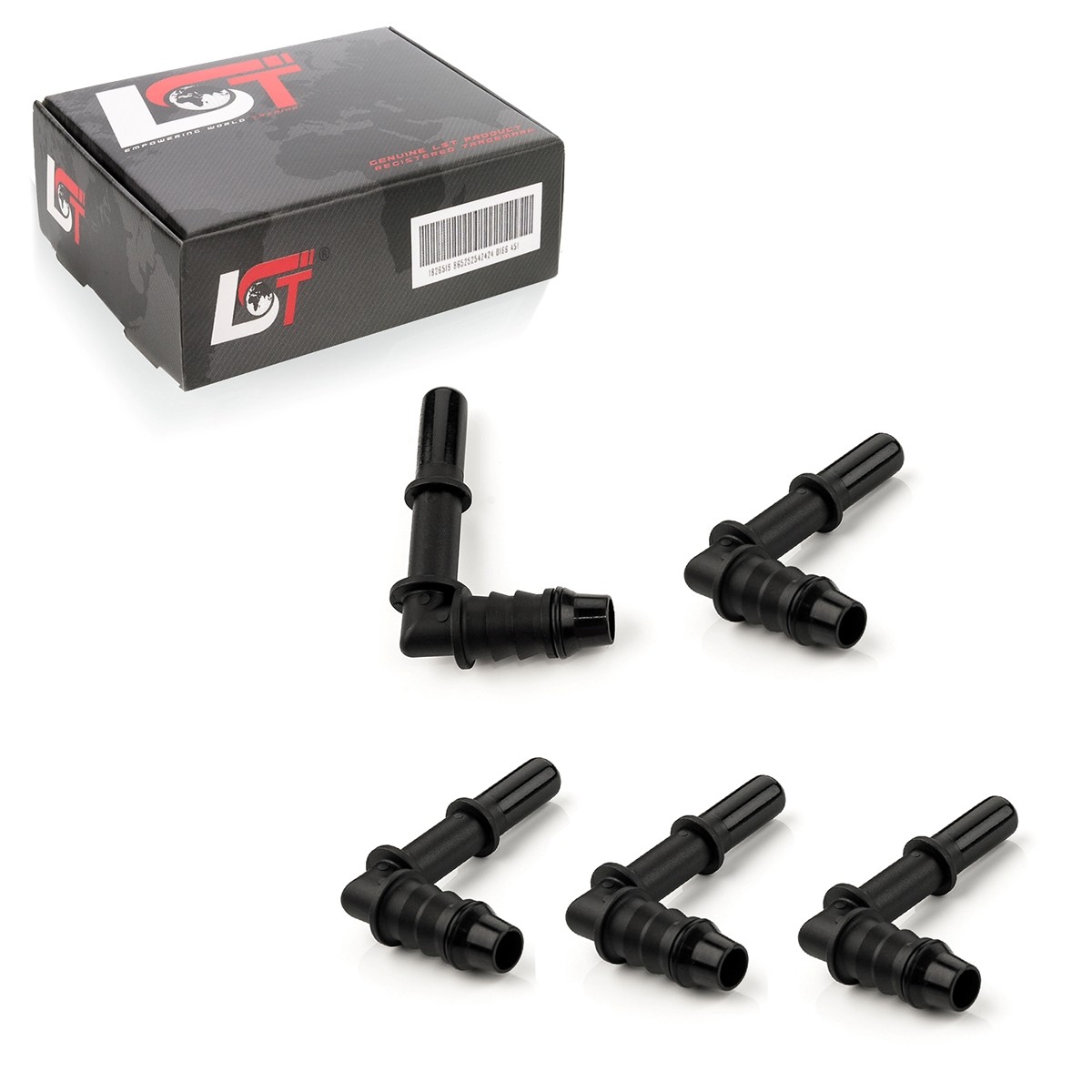 5x Counterpart Quick Release 90° Fuel Line Coupling 7.89x8mm for JEEP
