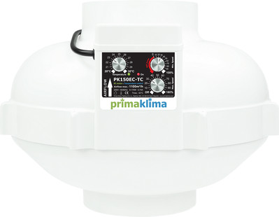 Prima Klima PK150 EC-TC 1100m³/h, Ø150mm klimageregelt