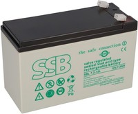 Ssb Blei Akku Sbl 7.2-12L 12V 7.2Ah 6,3Mm Faston Agm Passend Usv Notstrom Uvm.