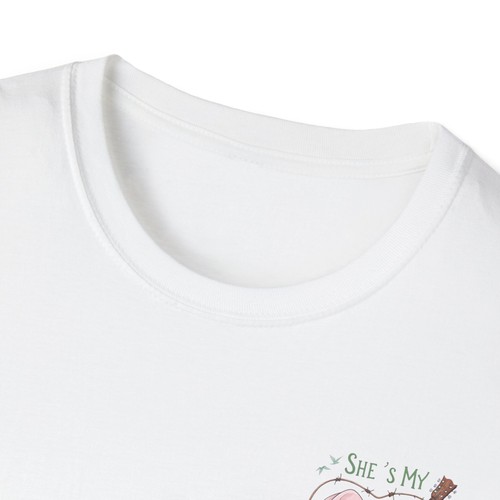 Boho Wildflower Guitar Tee – Free Spirit Floreale T-Shirt per Amanti della Musica e della Natura - Foto 4 di 33