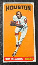 1965 Topps Football Trading Card - Sid Blanks #70 (RC) Houston Oilers