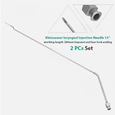 Kleinsasser laryngeal Injection Needle working length 260mm bayonet luer lock
