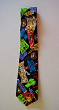 Vintage Next Exit Necktie Tickets Whistle Keys Gum Colorful Tie