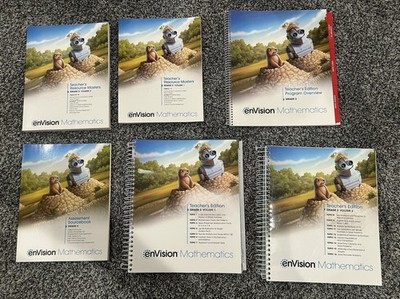 enVision Math Grade 3 Complete Teacher Set (6 Books) / Homeschool Bundle (2020)