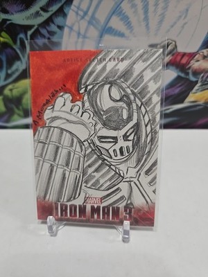 2013 Upper Deck Ironman Marvel 3  Artist Sketch Card 1/1 A. Morales