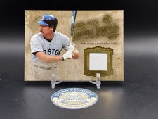 2005 SP Legendary Cuts Lasting Legends Wade Boggs #LL-WB Gold Jerseys /75 Relic