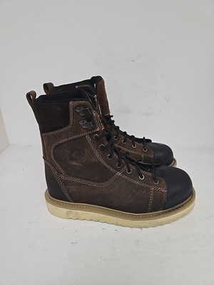フルトップ3.7kg DAKOTA Men's 8'' 523 Steel Toe Steel Plate Ironworker Work Boots