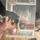 Funko Pop! Animation One Piece Luffy Red Hawk #1273 AAA Anime Glow Chase
