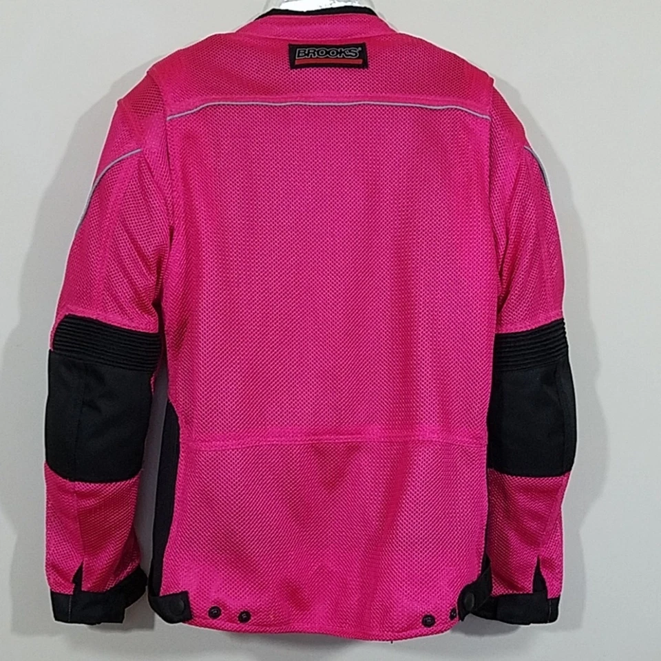 Brooks Leather Sportswear Mesh Moto Jacket Size M - Image 4 of 4