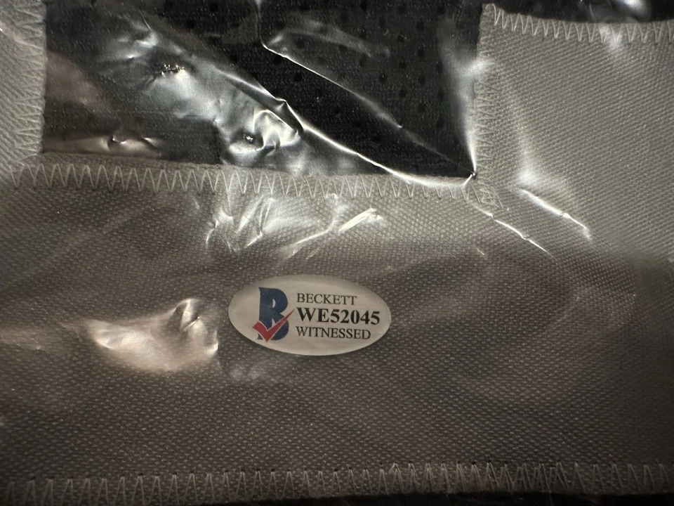 Camiseta personalizada firmada por Fred Biletnikoff Beckett certificado de autenticidad Raiders Foto 3 de 4