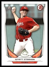 Wyatt Strahan 2014 Bowman Draft #DP97 Reds MLB READ FREE SHIPPING AutographDen