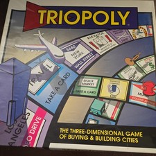 Triopoly Board Game 3D Buying & Building Cities Strategy Game