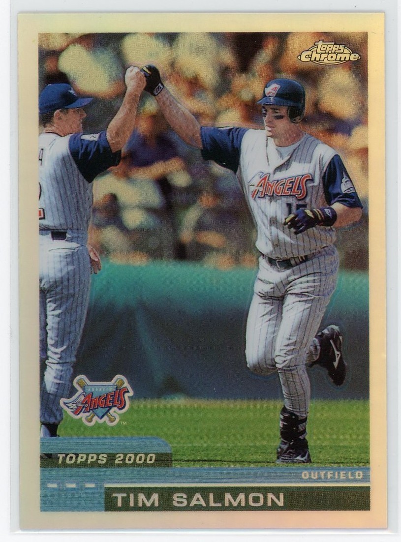 2000 Topps Chrome Tim Salmon Refractor #348 Anaheim Angels