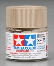 Tamiya Acrylic XF-78 Wooden Deck Tan Paint Jar 81778