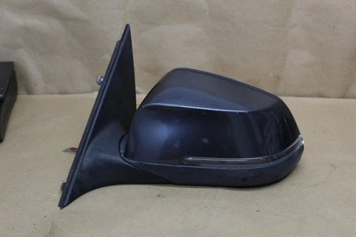 2014-2016 BMW 535 528 550 F10 F11 Driver Side View Power Door Mirror BLACK OEM 