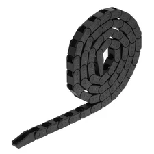 R18 7x7mm Drag Chain Cable Carrier Non-openable 1 Meter with End Connectors