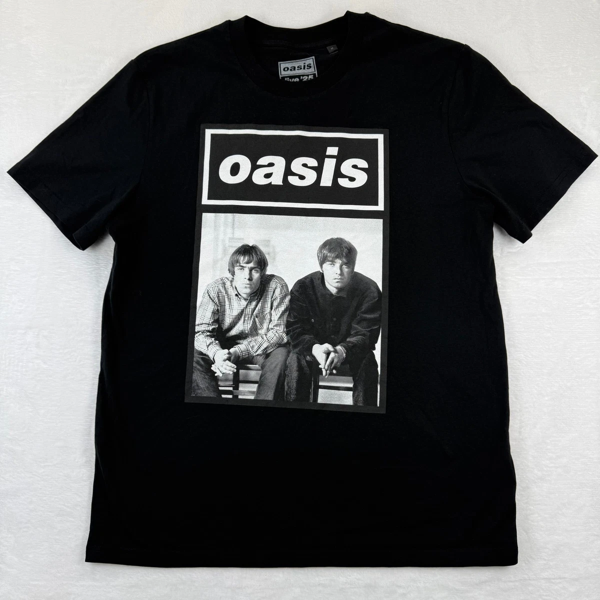 adidas × oasis Live tour Tシャツ　XL Adidas x Oasis Tour Jacquard Jersey 'Light Blue' - Size Extra