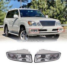 For 1998-2007 Lexus Lx470 Fog Lamps Daytime Running Front Bumper Fog Lights Pair