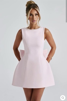 CAAY Pink Bow Dress In Size M. Brand New. Never Worn.