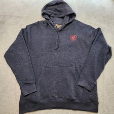 Ariat Hoodie Sweatshirt Men XL Blue USA Flag ...