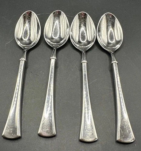 Coventry Forge Wallace Silver Sterling Handle 4- Teaspoons