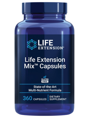 Life Extension Mix Capsules 360 Count High Potency Nutritional Supplement
