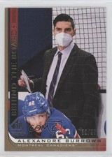 2020-21 SP Signature Edition Legends Gold Foil 32/99 Alexandre Burrows #BB-8 g2u