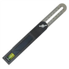ADJUSTABLE BEVEL LEVEL SLIDING CARPENTERS GAUGE ANGLE FINDER WOOD MARKING TOOL