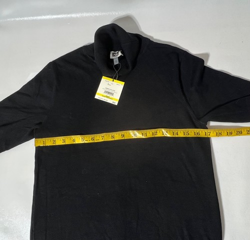 Anne Klein nero collo tartaruga donna M business casual nuovo con etichetta - Foto 6 di 7