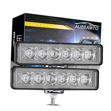 10,000lm Off-Road LED Light Bar, 2-Pack 48w LED Lights Bar Car Driving Fog