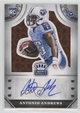 2014 Panini Crown Royale Retail Bronze Pyramid 56/75 Antonio Andrews Auto 7p8