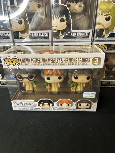 Funko Pop! Vinyl Harry Potter 3-Pack with Harry, Ron, and Hermione Figures
