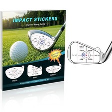 Golf Impact Stickers HighResolution Training Tape for Irons  Swing Practice