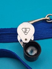 Bausch  Lomb 20X Folding Hand Lens-Loupe-Magnifier  Lanyard For Safe Keeping