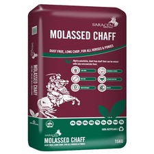 Saracen Mollassed Chaff 15kg - HORSE & PONY FEED 1.33 per kilo