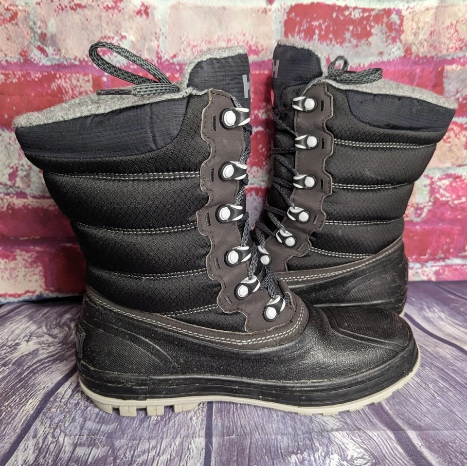 Botas de nieve Helly Hansen Tundra CWB Primaloft aisladas impermeables para mujer talla 6,5 Foto 4 de 4