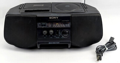 Sony CFD-V10 Portable AM/FM Stereo Radio CD Cassette Recorder Mega