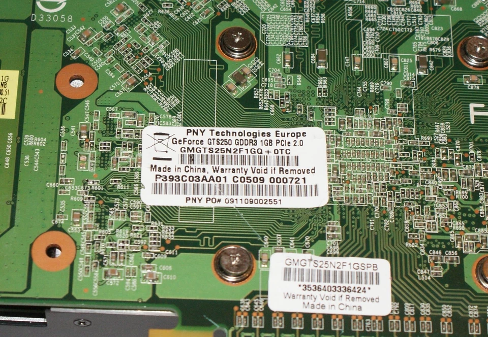 PNY Nvidia GeForce GTS 250 XLR8 Performance Edition 1GB DVIx2 PCIE Graphics Card - Image 3 of 4