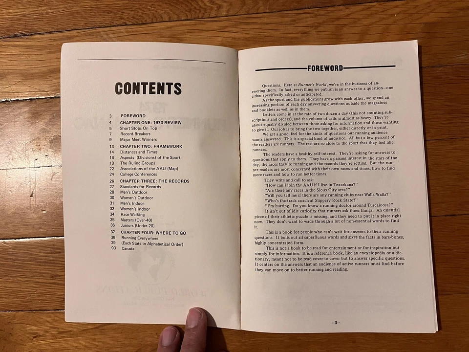 1974 Runner’s Almanac Runner's World Booklet of the Month #33 1974 - Image 4 of 4