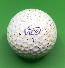 Vice Drip Pro Plus Blue & Yellow golf ball