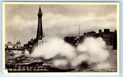 The Glorious Sea at BLACKPOOL England UK Postcard